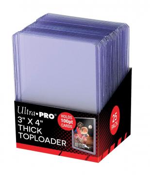 Ultra-Pro Toploaders 100pt- 25 pack
